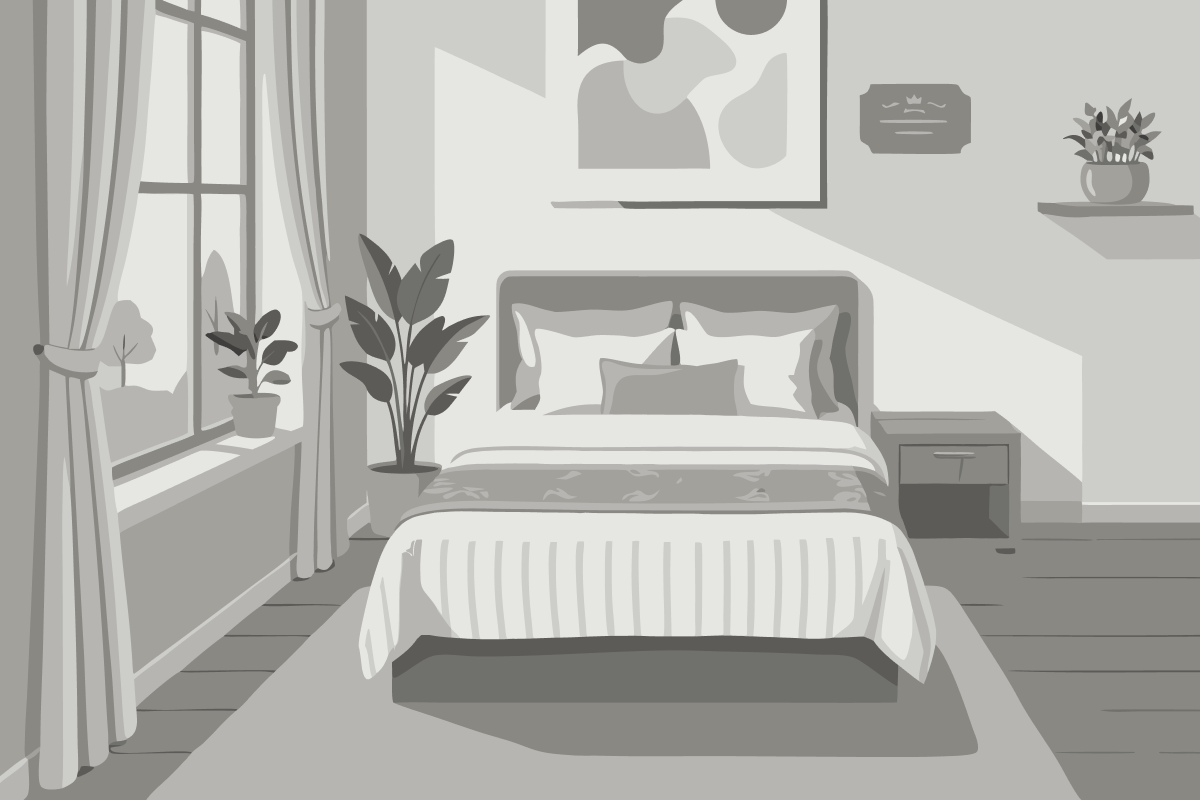 Single Room with Shared Bathroom